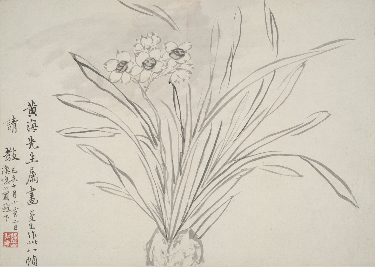 Album av blommor av Chen Hongshou
