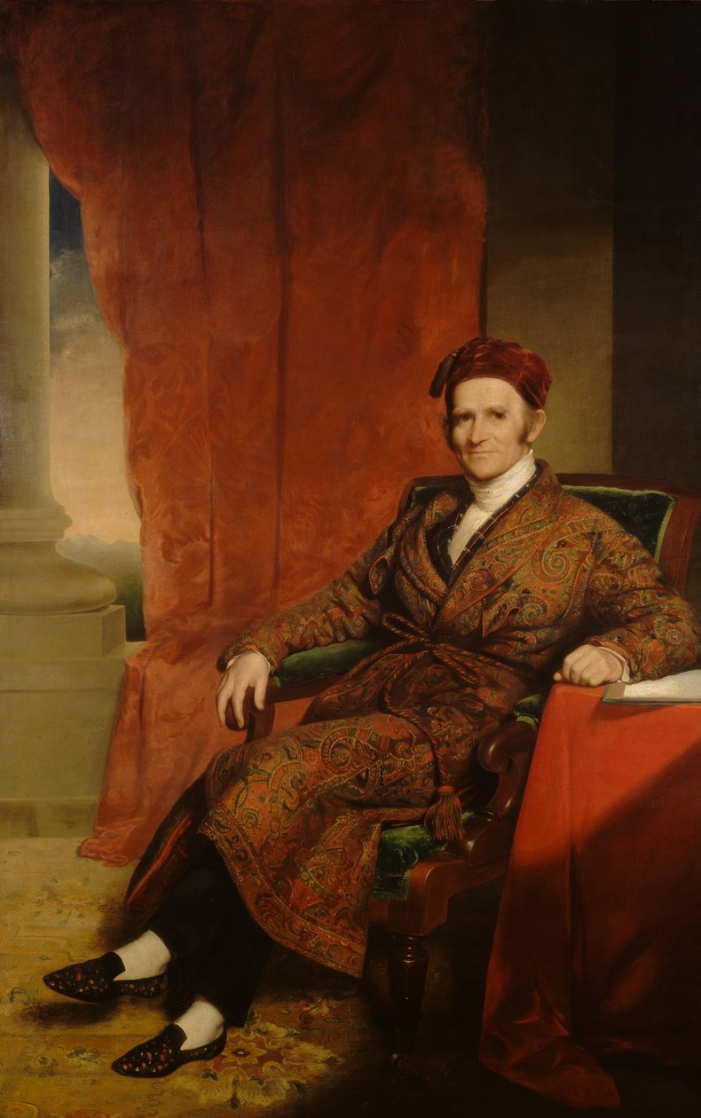 Amos Lawrence, ca. 1845. av Chester Harding