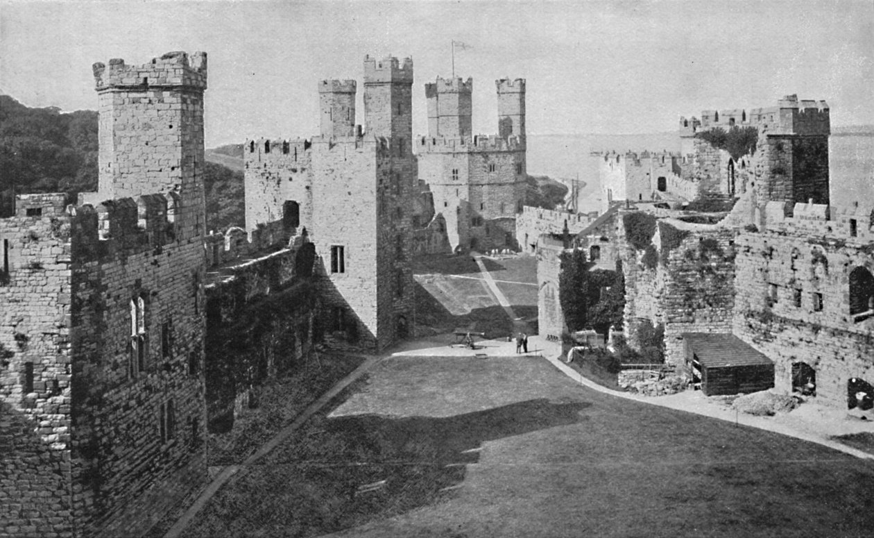 Carnarvon slott, 1903 av Chester Vaughan