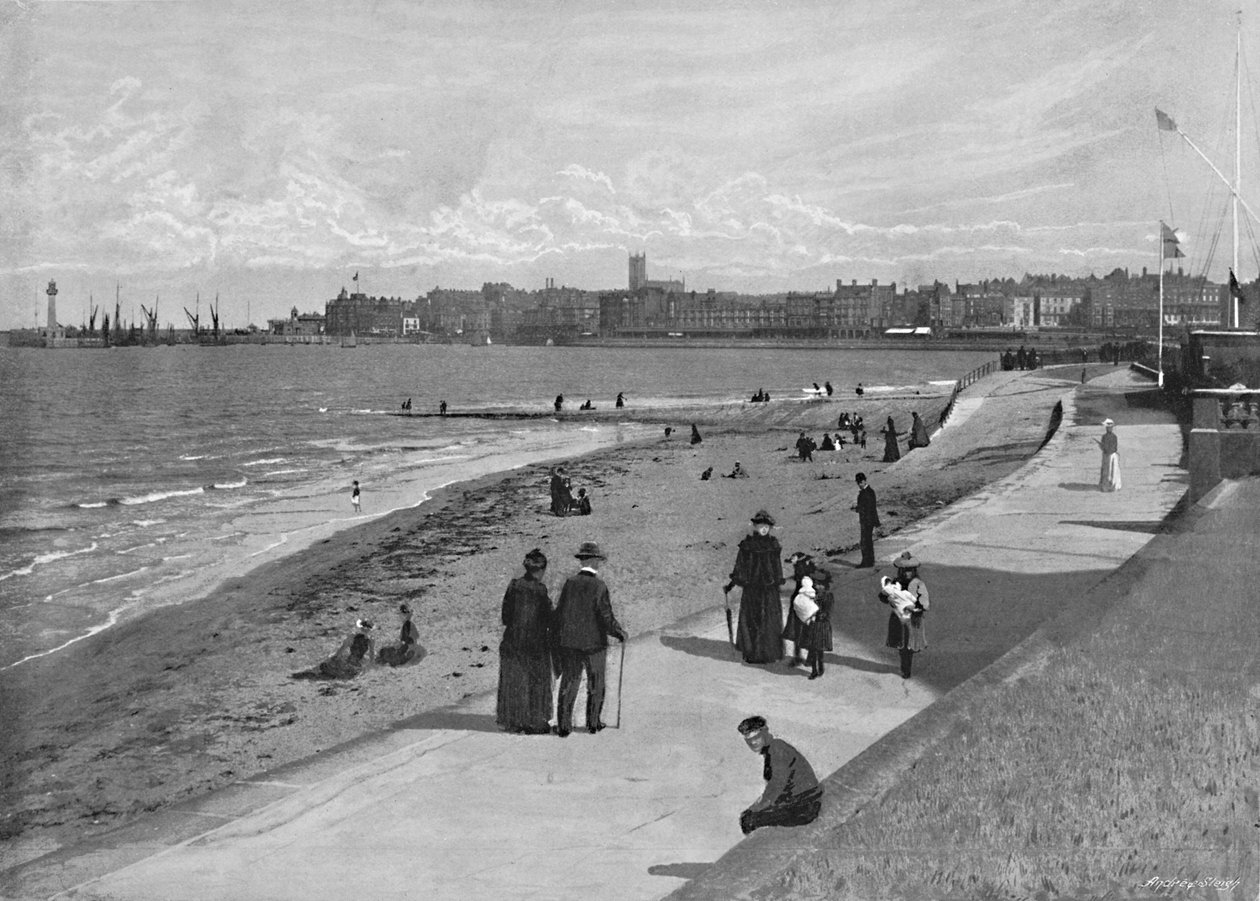 Margate, från Royal Crescent, c1896 av Chester Vaughan