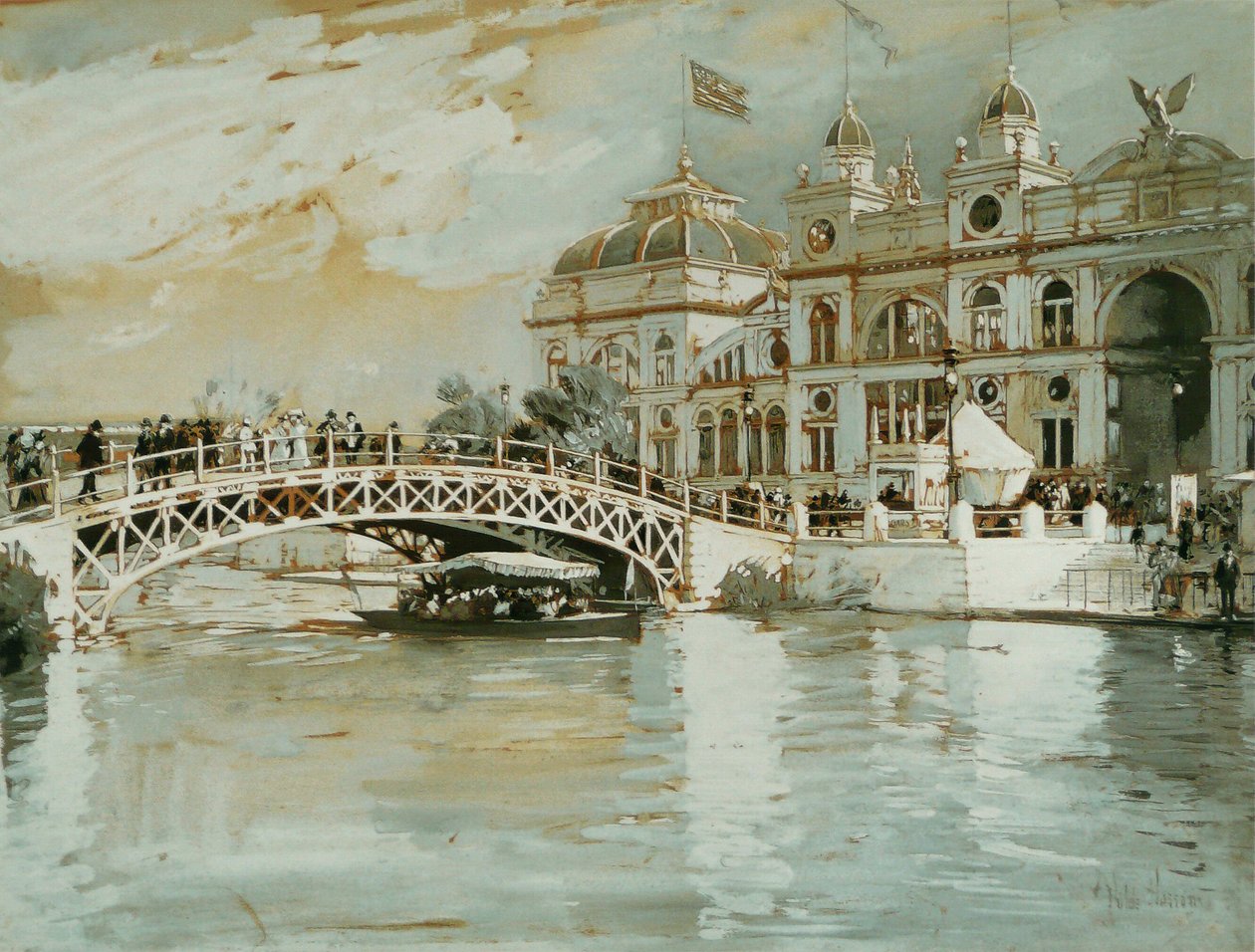  Columbian Exposition, Chicagon av Childe Hassam