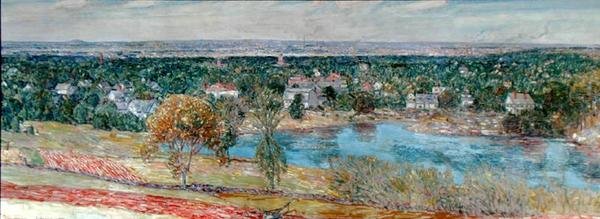 Och över av Childe Frederick Hassam