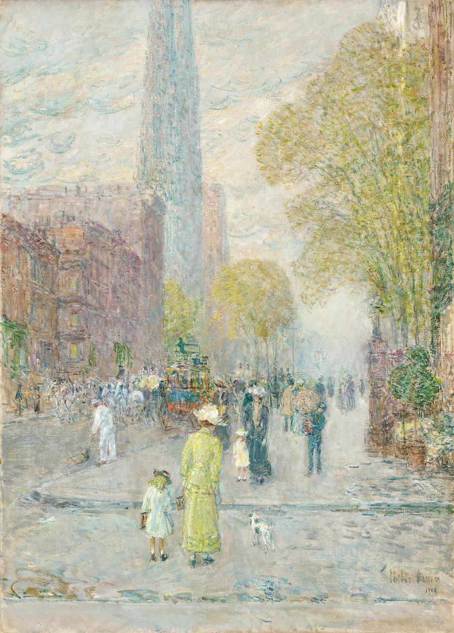 Cathedral Spires, vårmorgon av Childe Frederick Hassam