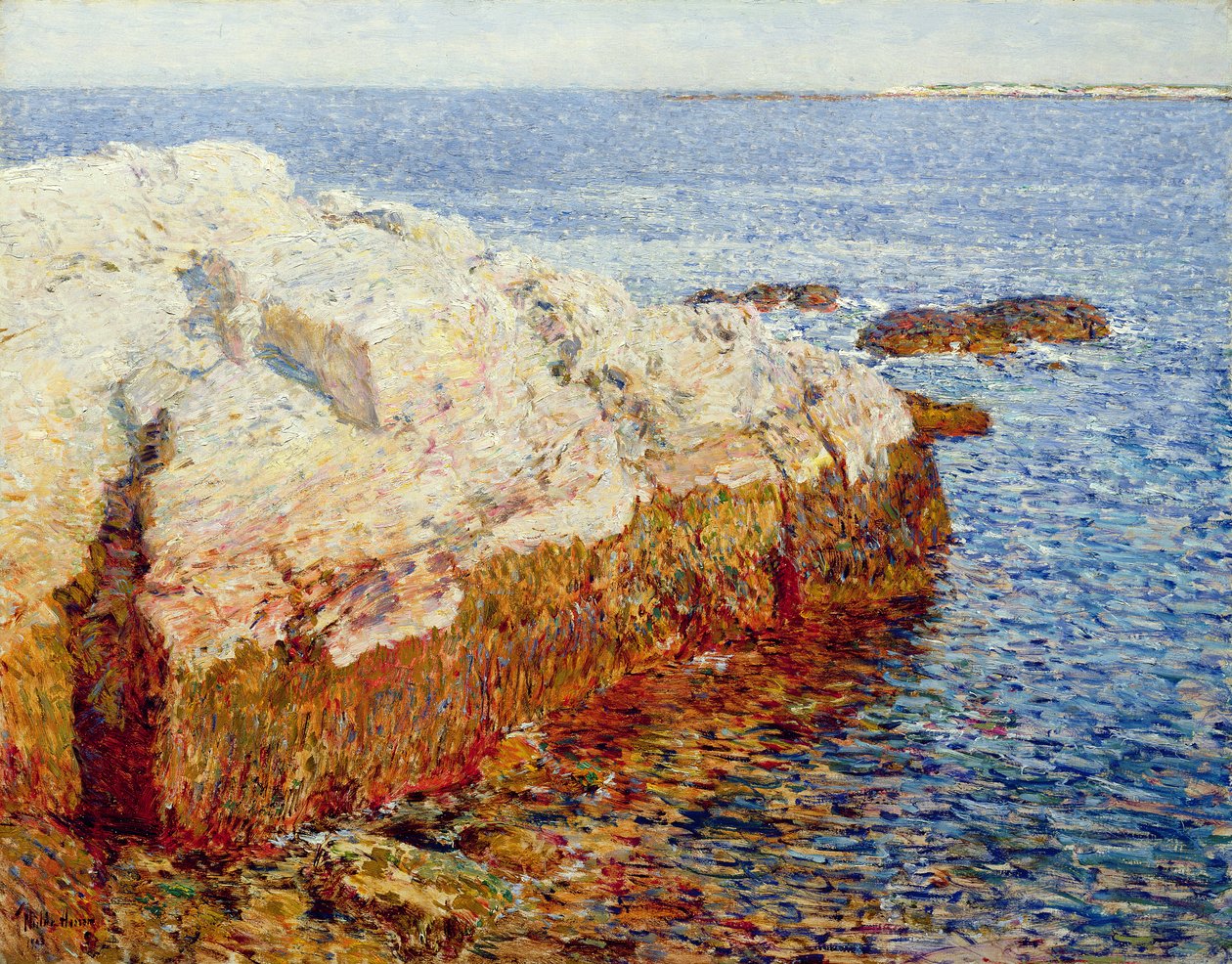 Cliff Rock, Appledore av Childe Frederick Hassam