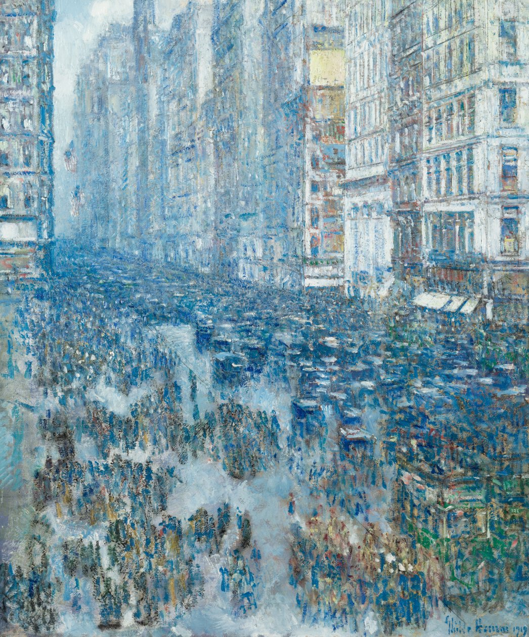 Femte avenyn av Childe Frederick Hassam