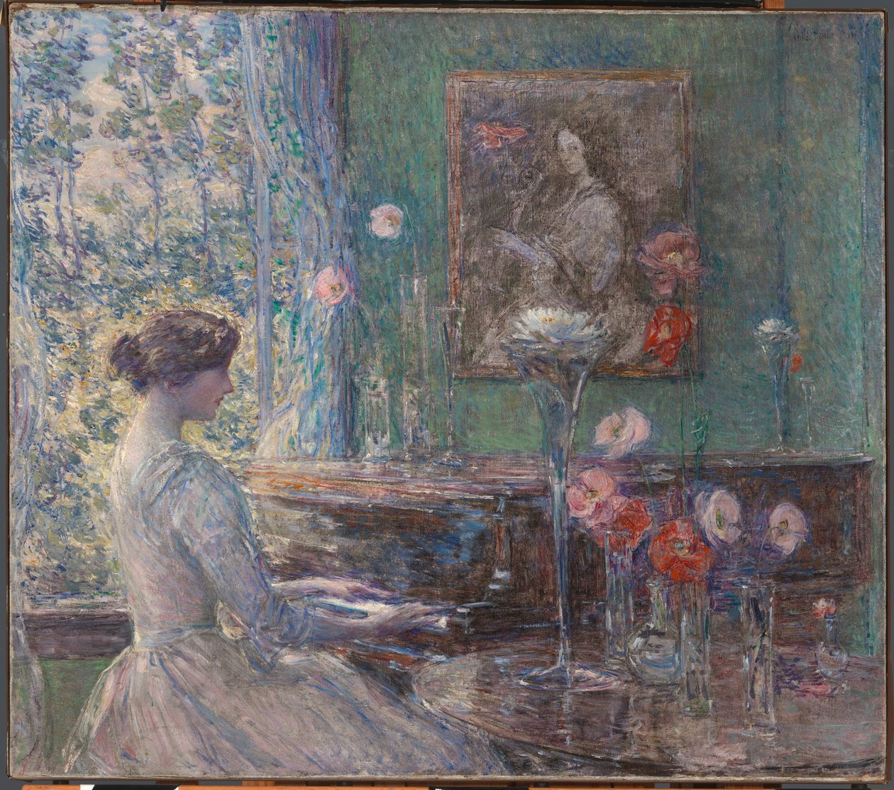 Improvisation av Childe Frederick Hassam