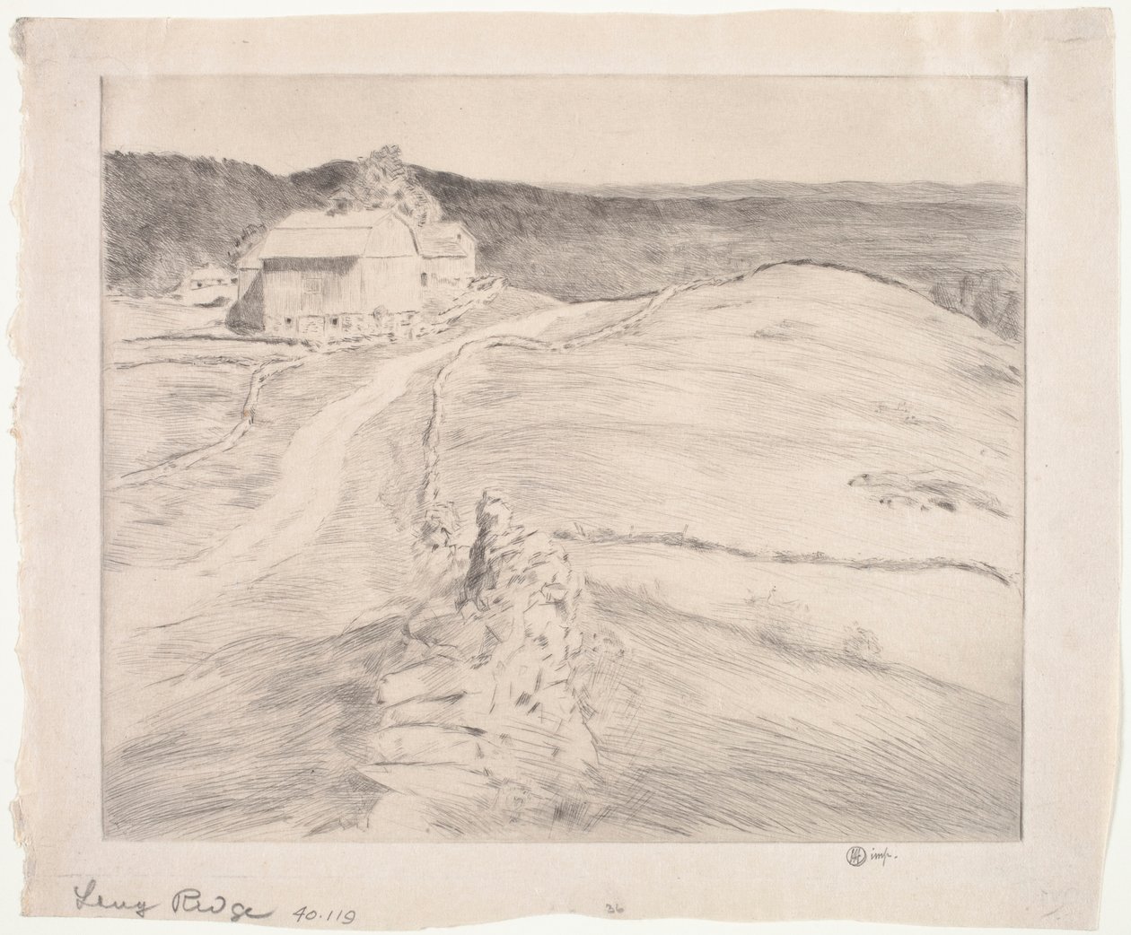 Long Ridge av Childe Frederick Hassam