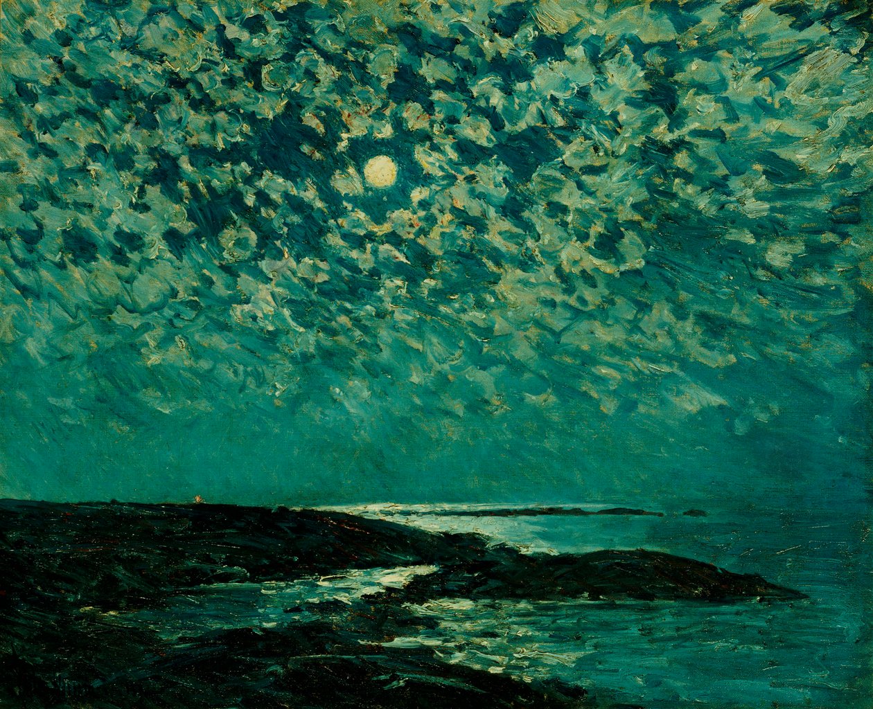 Moonlight, Isle of Shoals av Childe Frederick Hassam