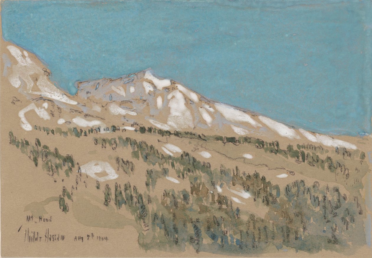 Mt. Hood av Childe Frederick Hassam