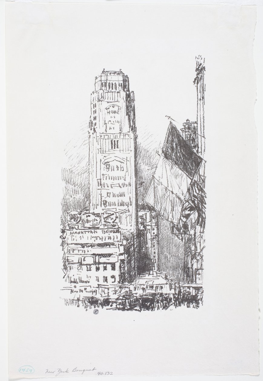 New York bukett av Childe Frederick Hassam