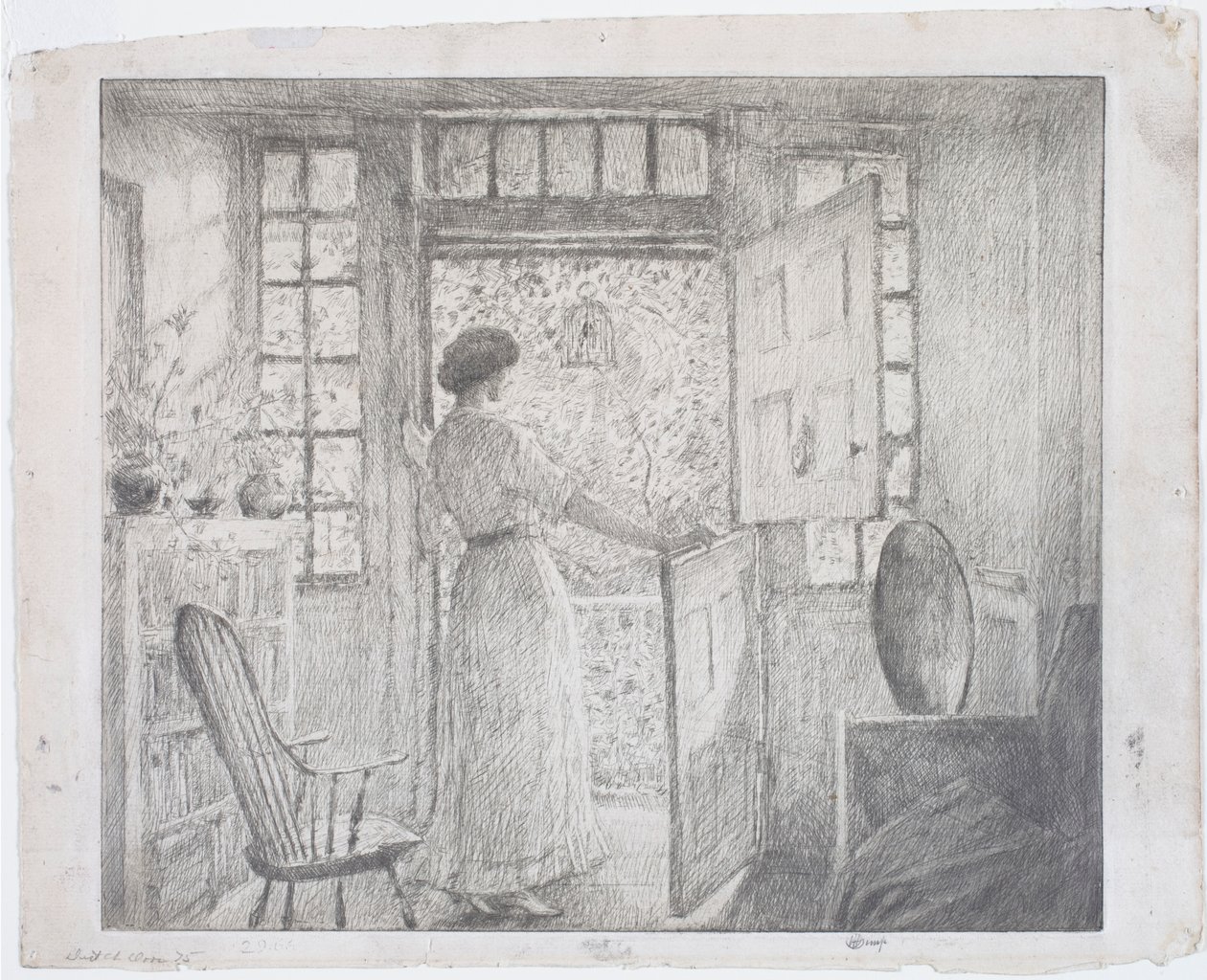 Den holländska dörren av Childe Frederick Hassam