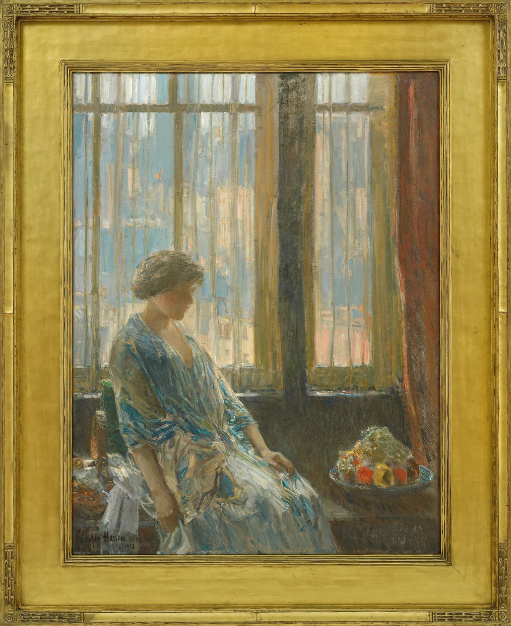New York-fönstret av Childe Frederick Hassam