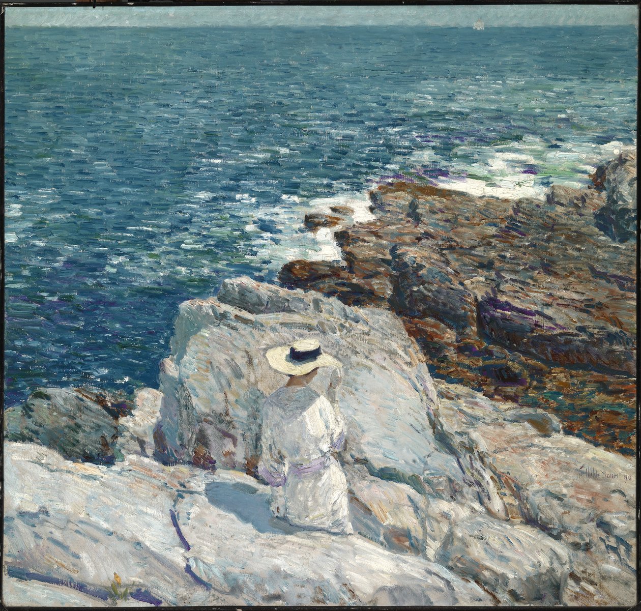 The South Ledges, Appledore av Childe Frederick Hassam