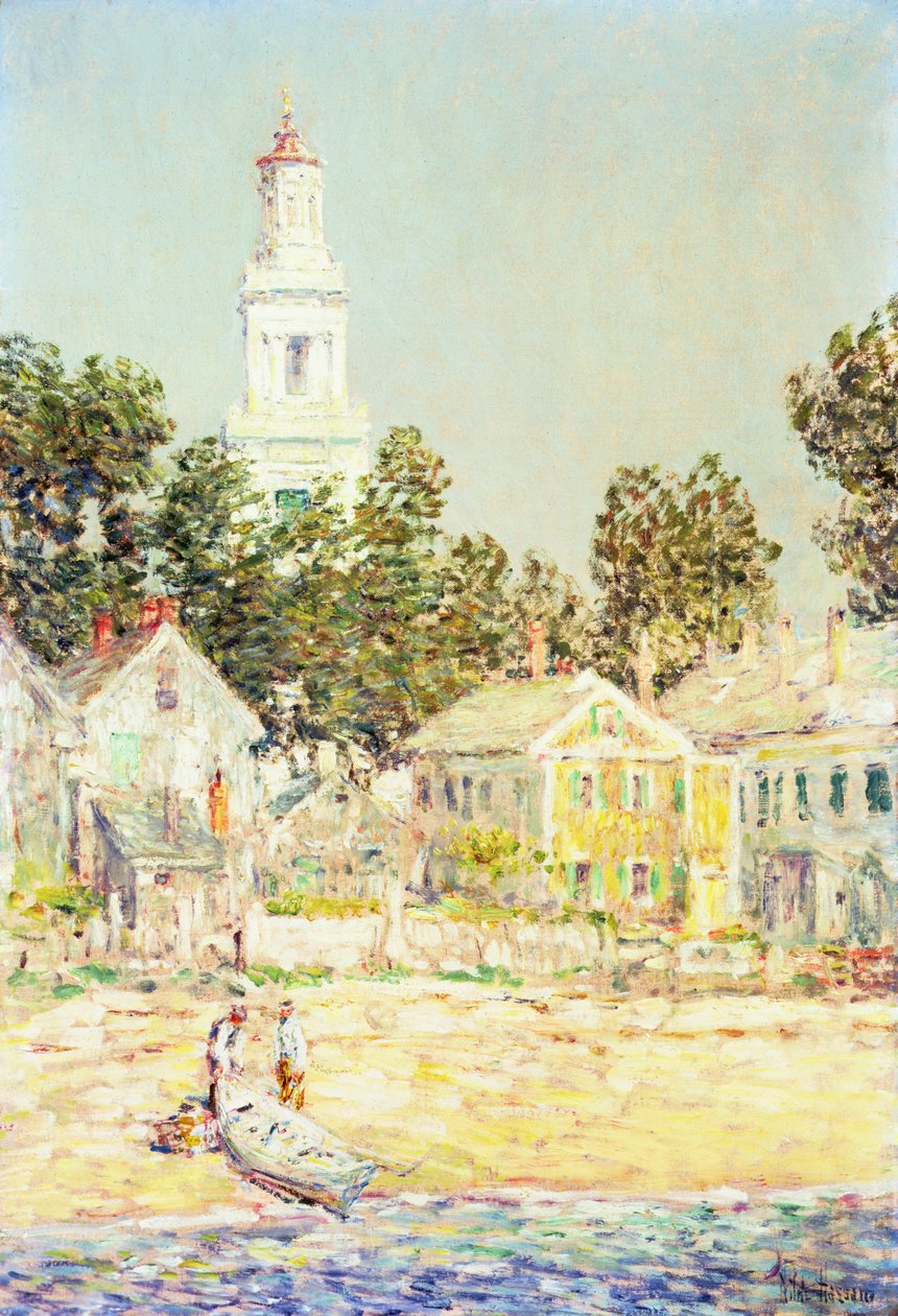 Vita kyrkan, Provincetown av Childe Frederick Hassam