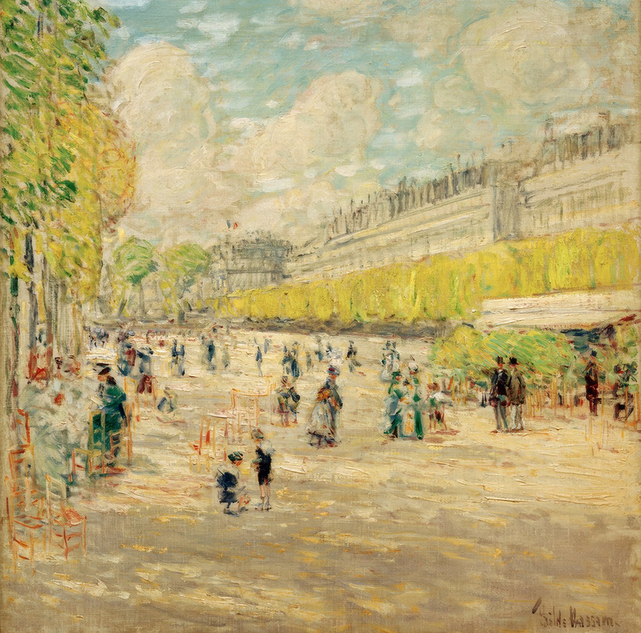Tuilerierna av Childe Hassam