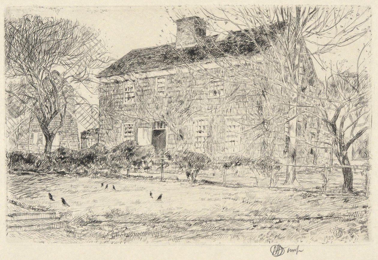 Home Sweet Home, nr 2, Easthampton, 1923 av Childe Hassam