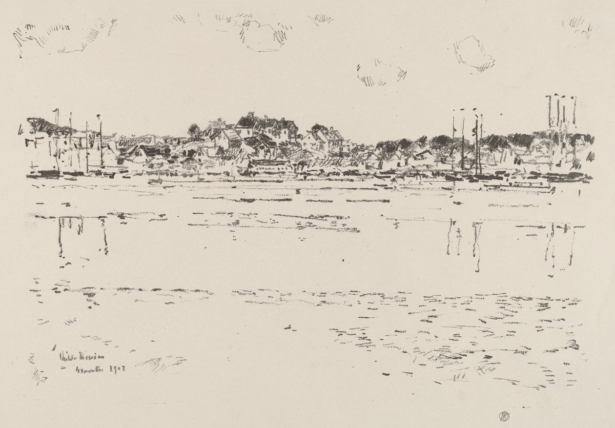 Inre hamnen av Childe Hassam