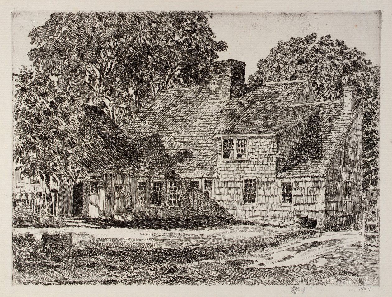 Gamla Dominy-huset av Childe Hassam