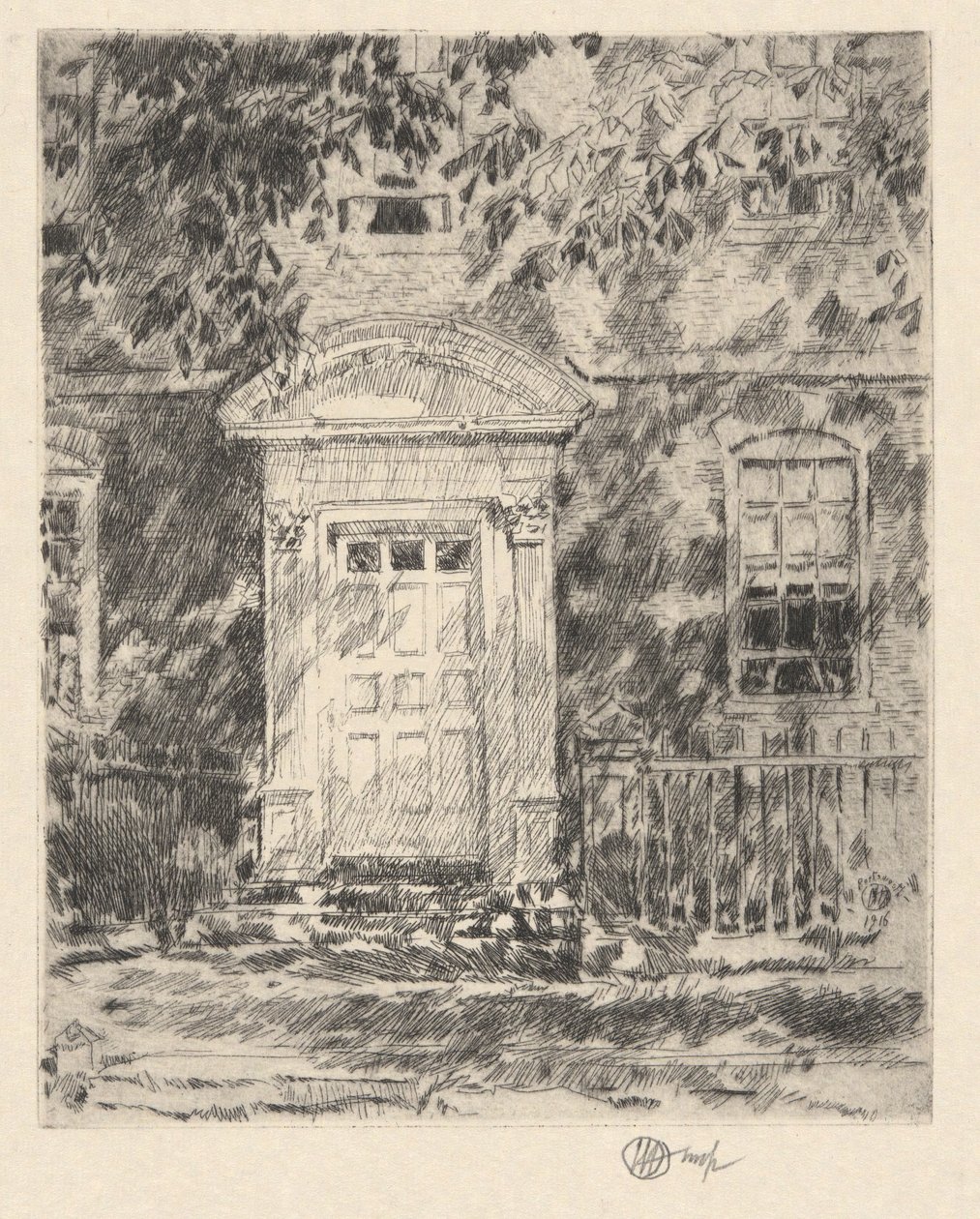 Portsmouth dörröppning av Childe Hassam