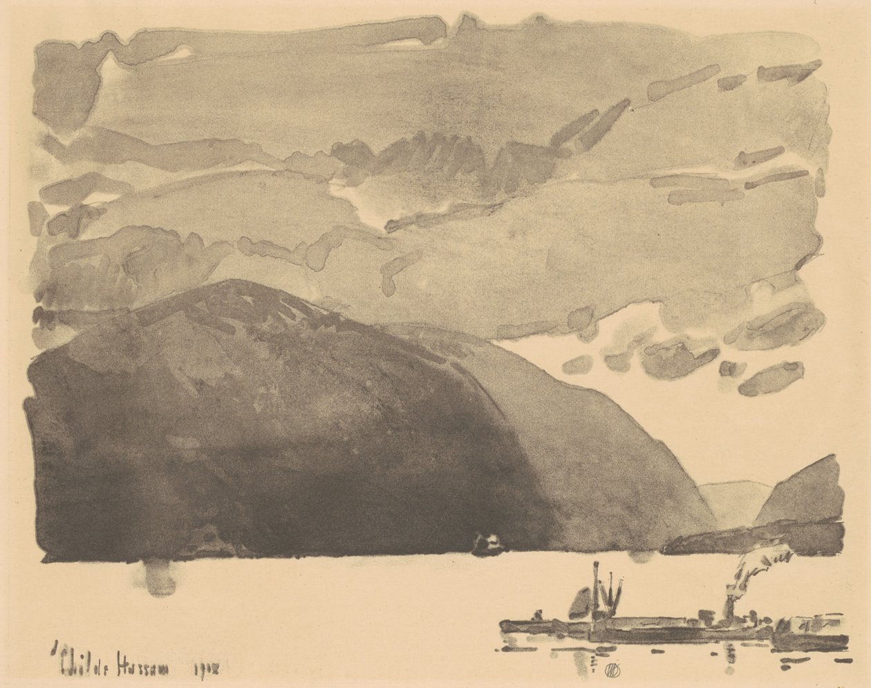 Storm kung av Childe Hassam