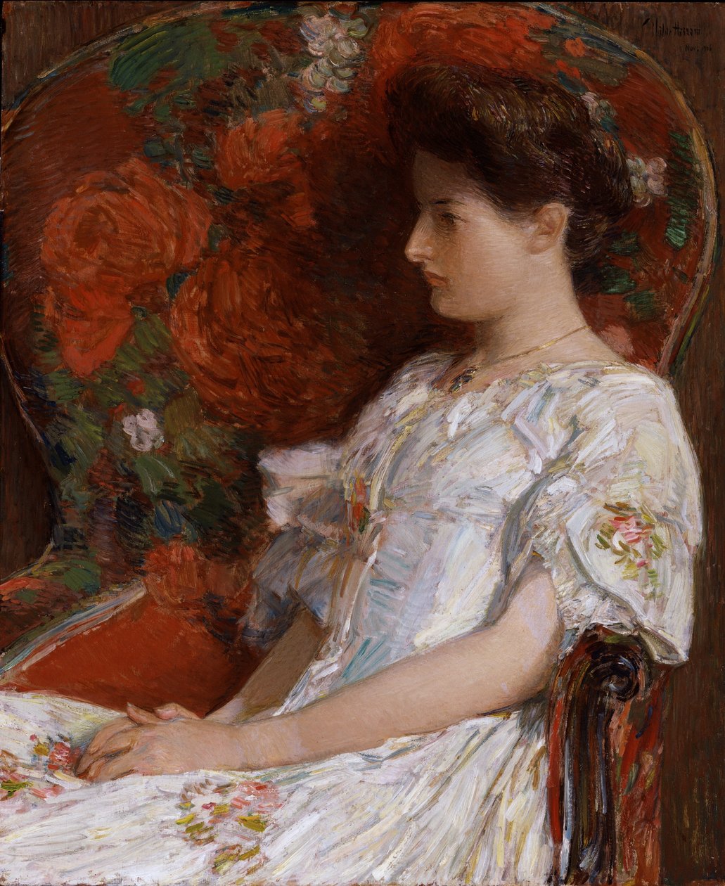 Den viktorianska stolen av Childe Hassam
