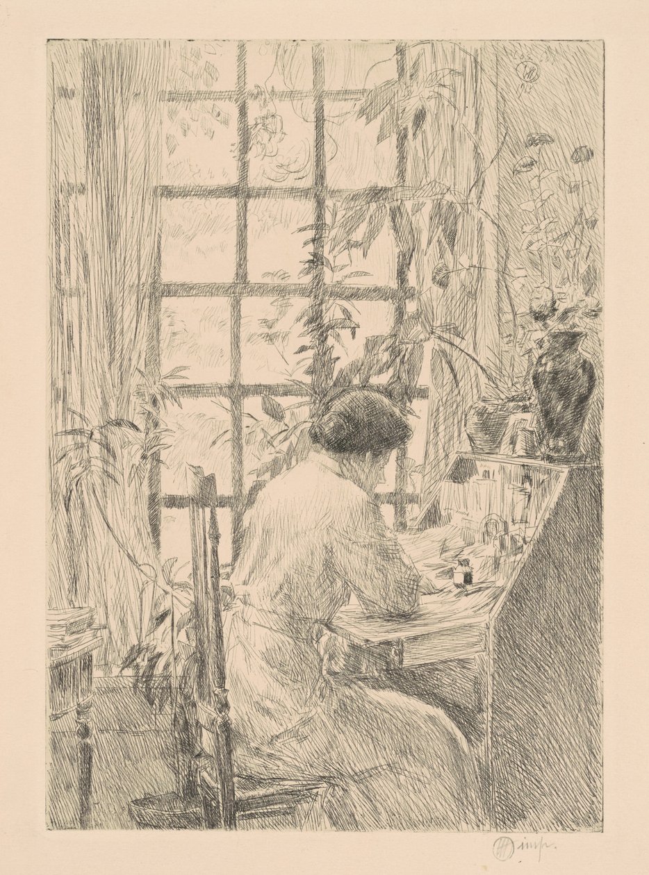 Skrivbordet av Childe Hassam