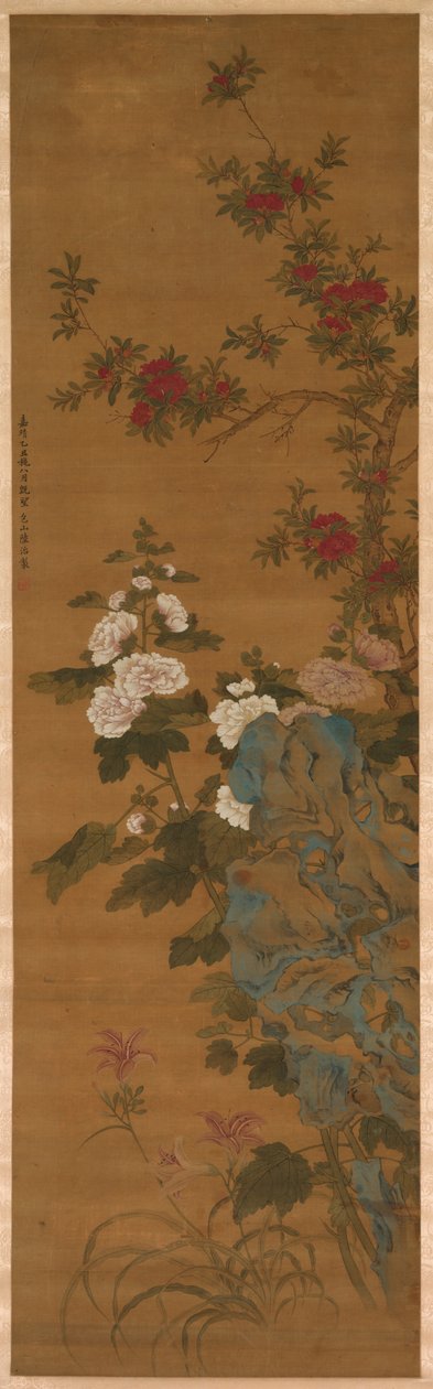 Blommor och stenar av China, Ming dynasty