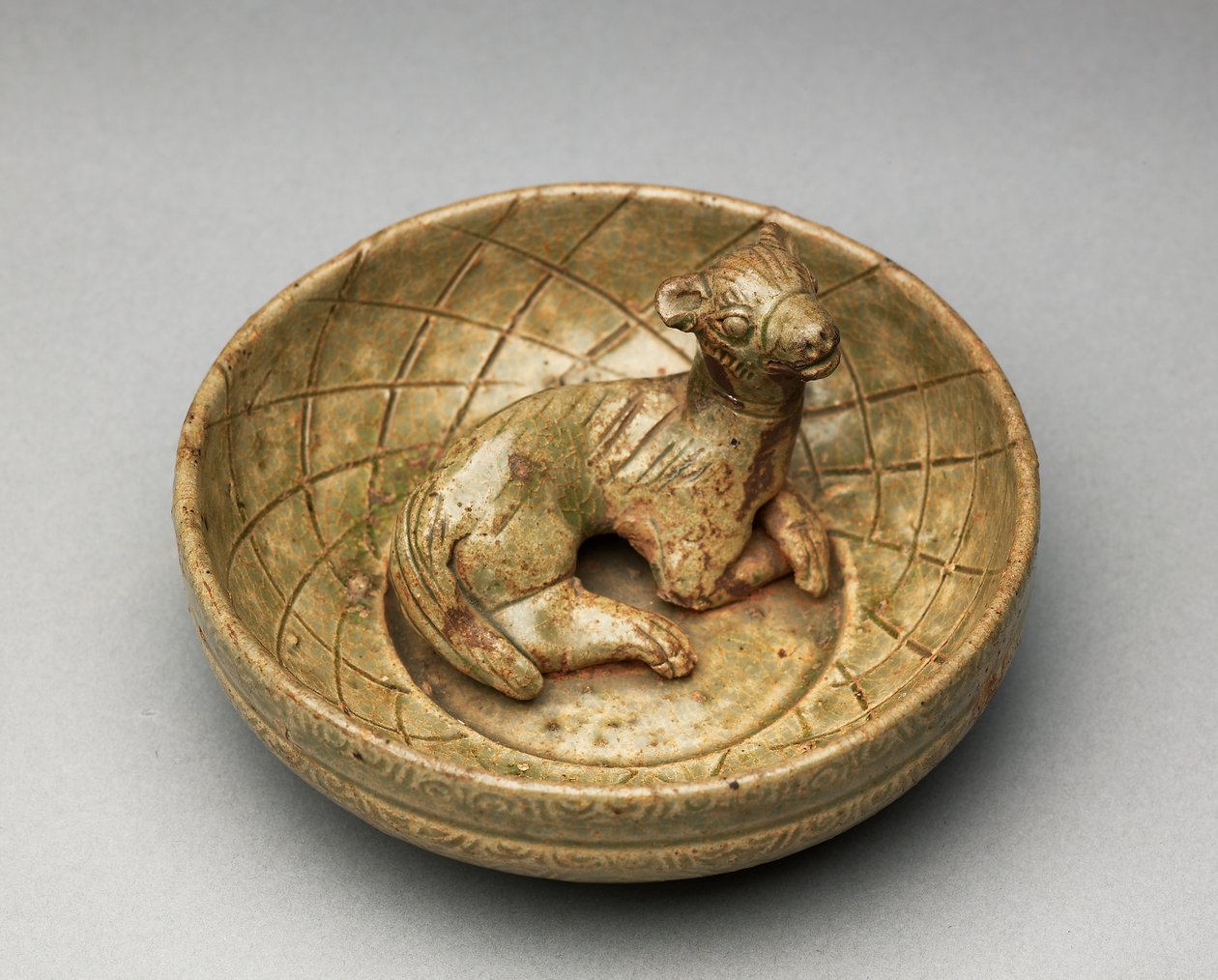Djur i penna, Western Jin, 265-316 (gröngods) av Chinese School