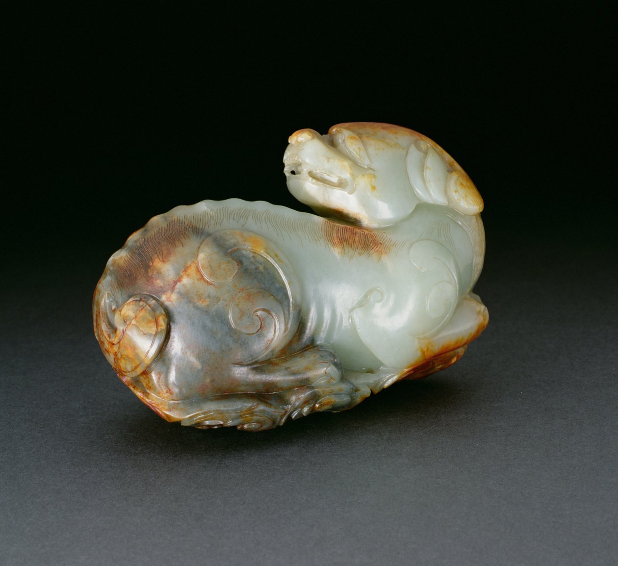 buddhistiskt lejon (celadon) av Chinese School