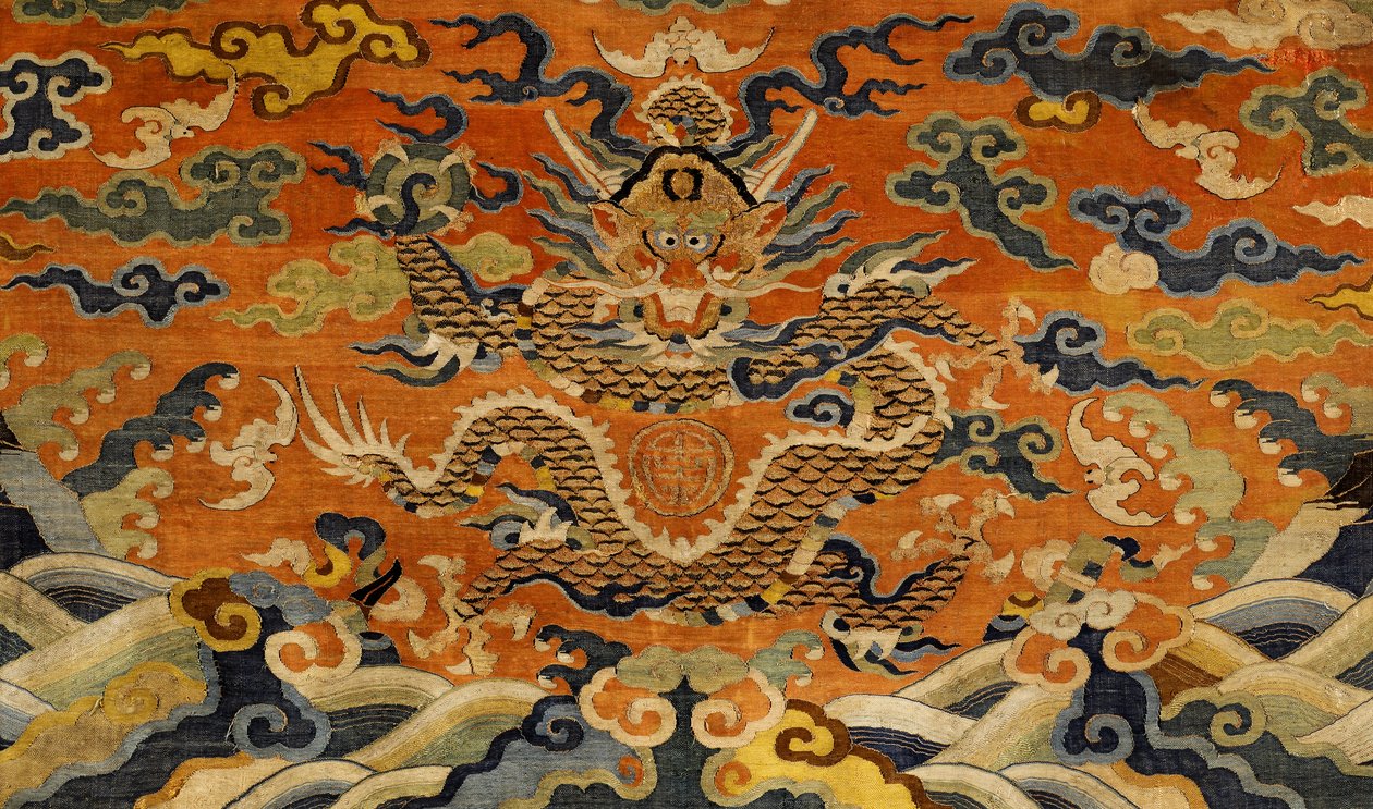 Tygdesign (textil) av Chinese School