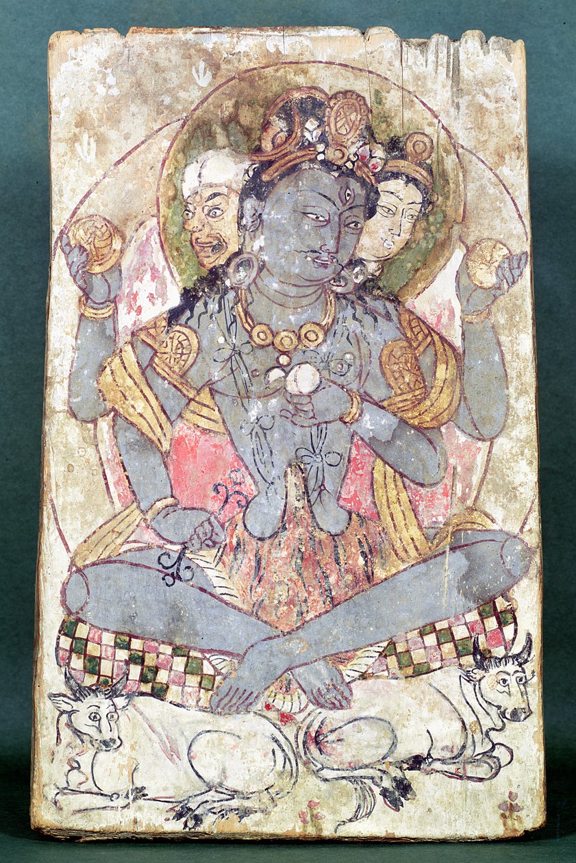 Shiva från Dandan-Willia, Hotan, c.500-527 f.Kr av Chinese School