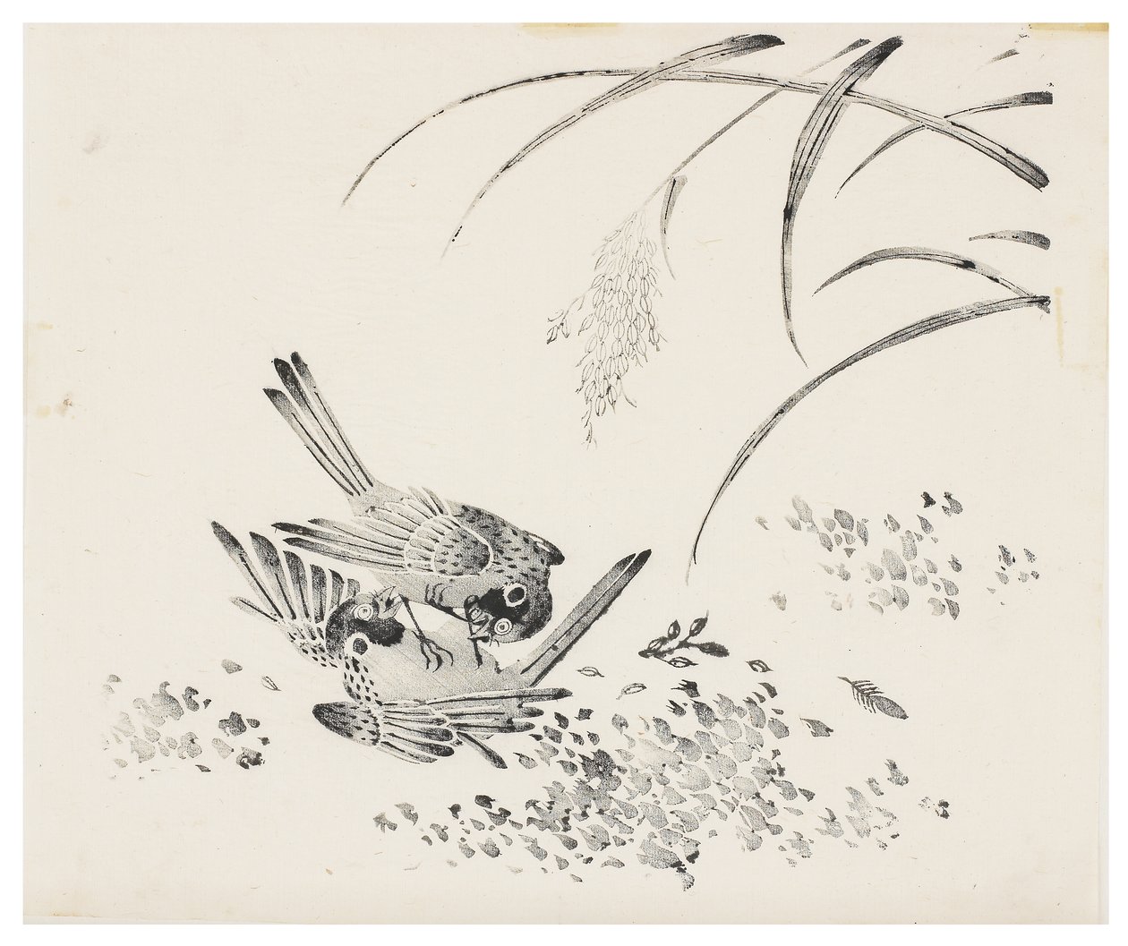 Tio bambuserier, 1700-tal av Chinese School