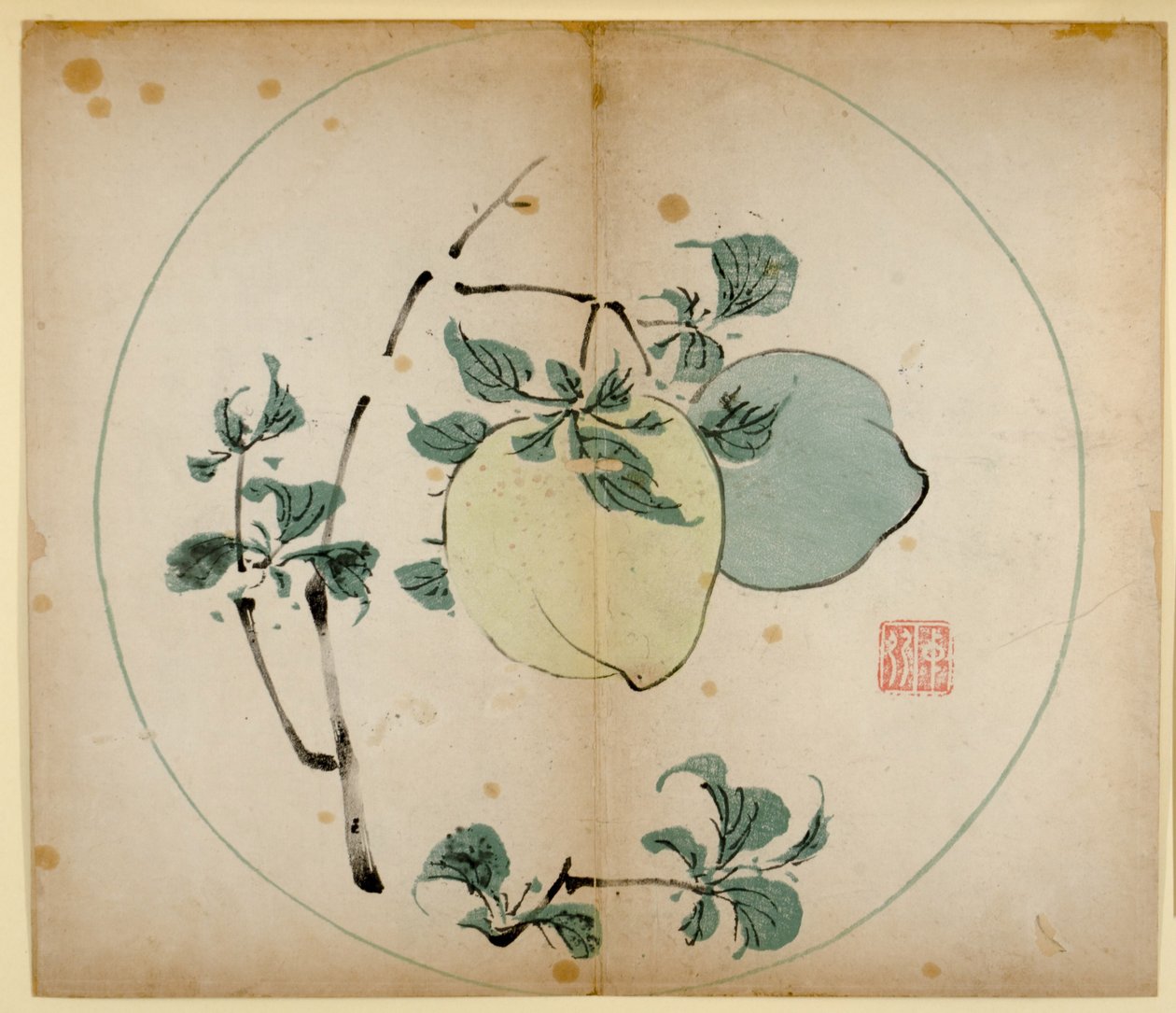 Tio Bamboo Studio Prints, 1643 (träblock) av Chinese School
