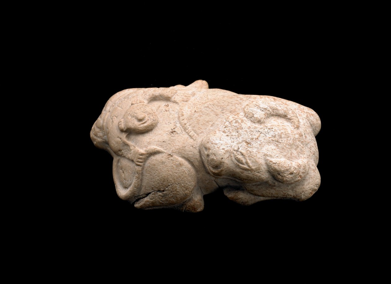 Vattenbuffel och flockpojke, 1600-1700 av Chinese School