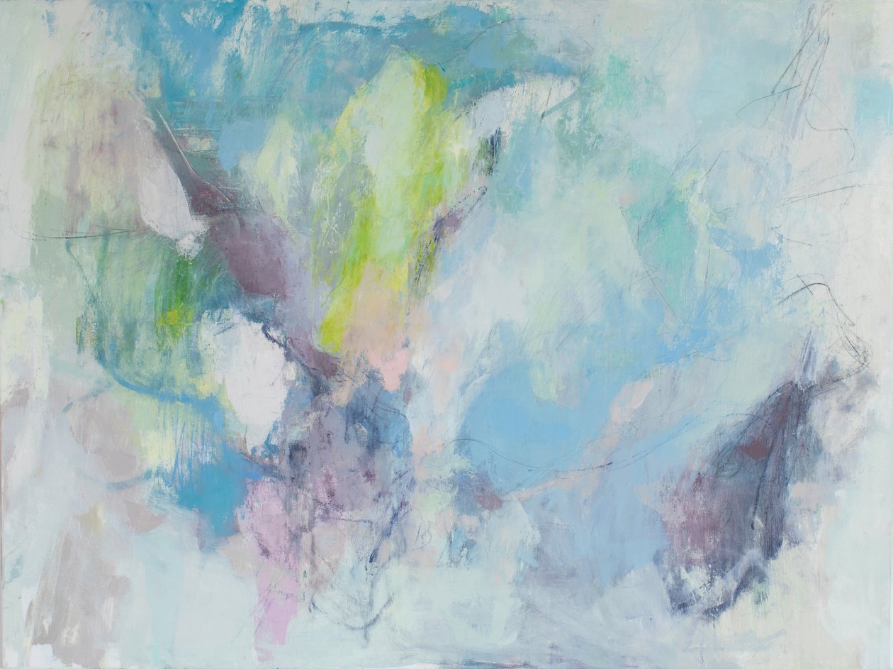 Abstrakt komposition, Organisk/växt-serie, 2021 av Ching Fun Tso