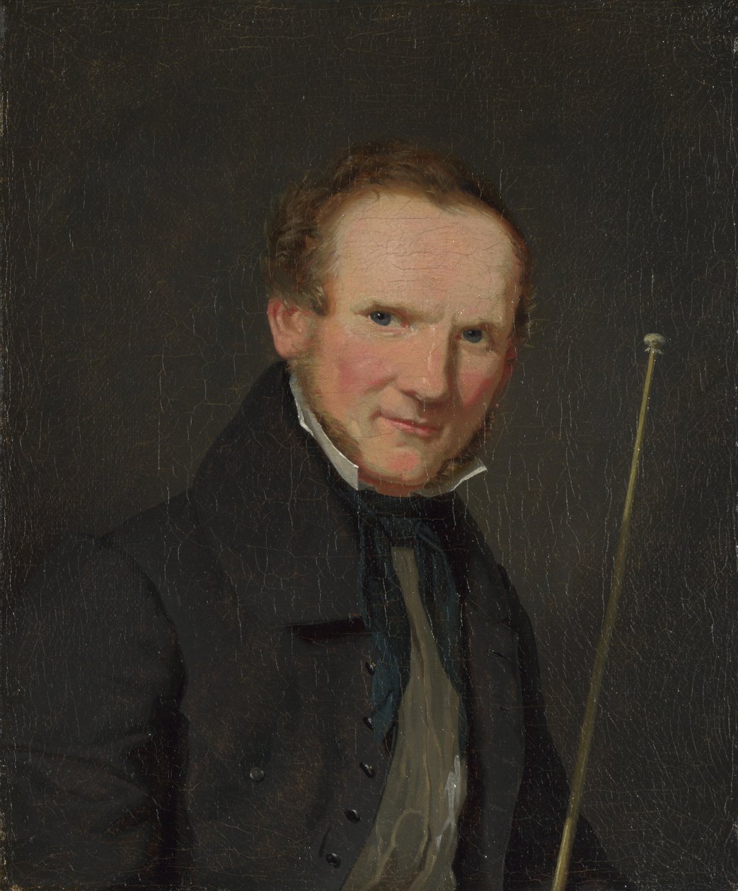 Portrait of Wilhelm Bendz av Christen Schjellerup Købke