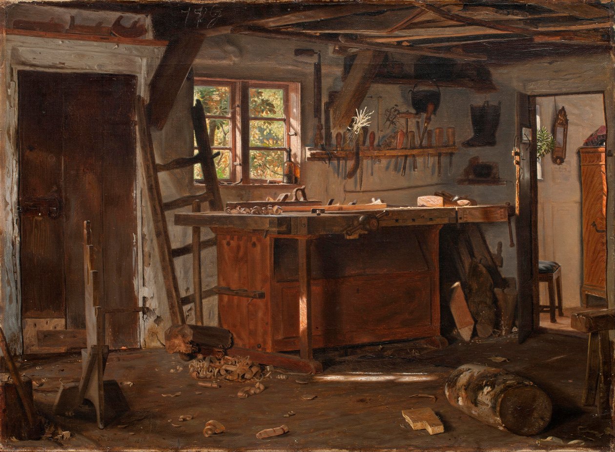 En snickarverkstad av Christen Dalsgaard