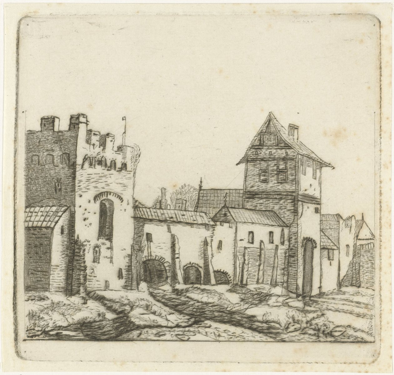 Stadsmurar av Christiaan Friedrich Ruppe