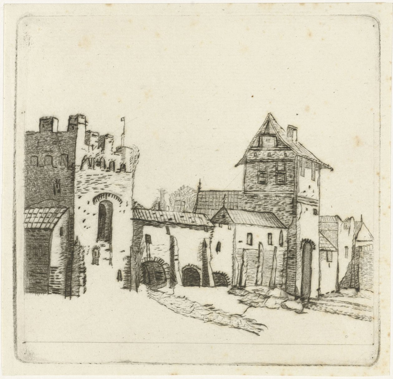 Stadsmurar av Christiaan Friedrich Ruppe