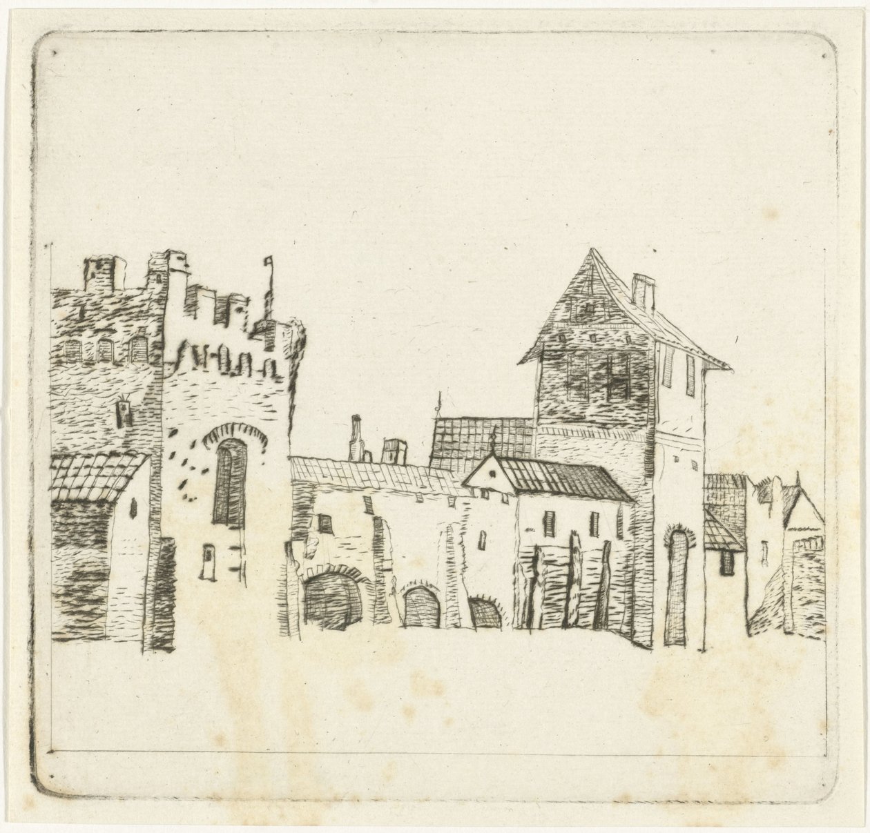 Stadsmurar av Christiaan Friedrich Ruppe