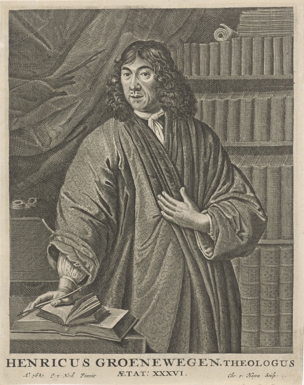 Porträtt av Henricus Groenewegen av Christiaan Hagen