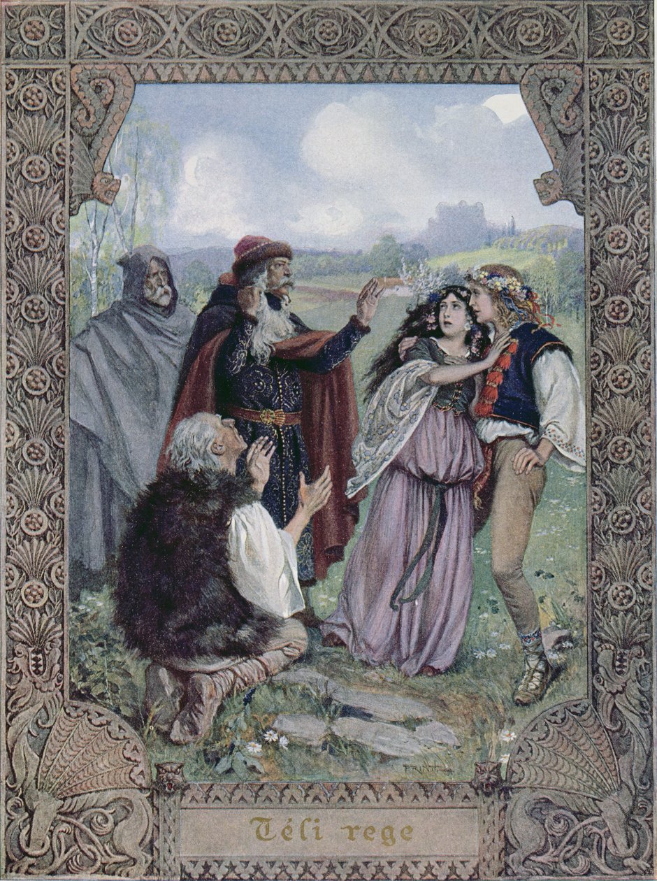 Illustration från William Shakespeares (1564-1616) "The Winter