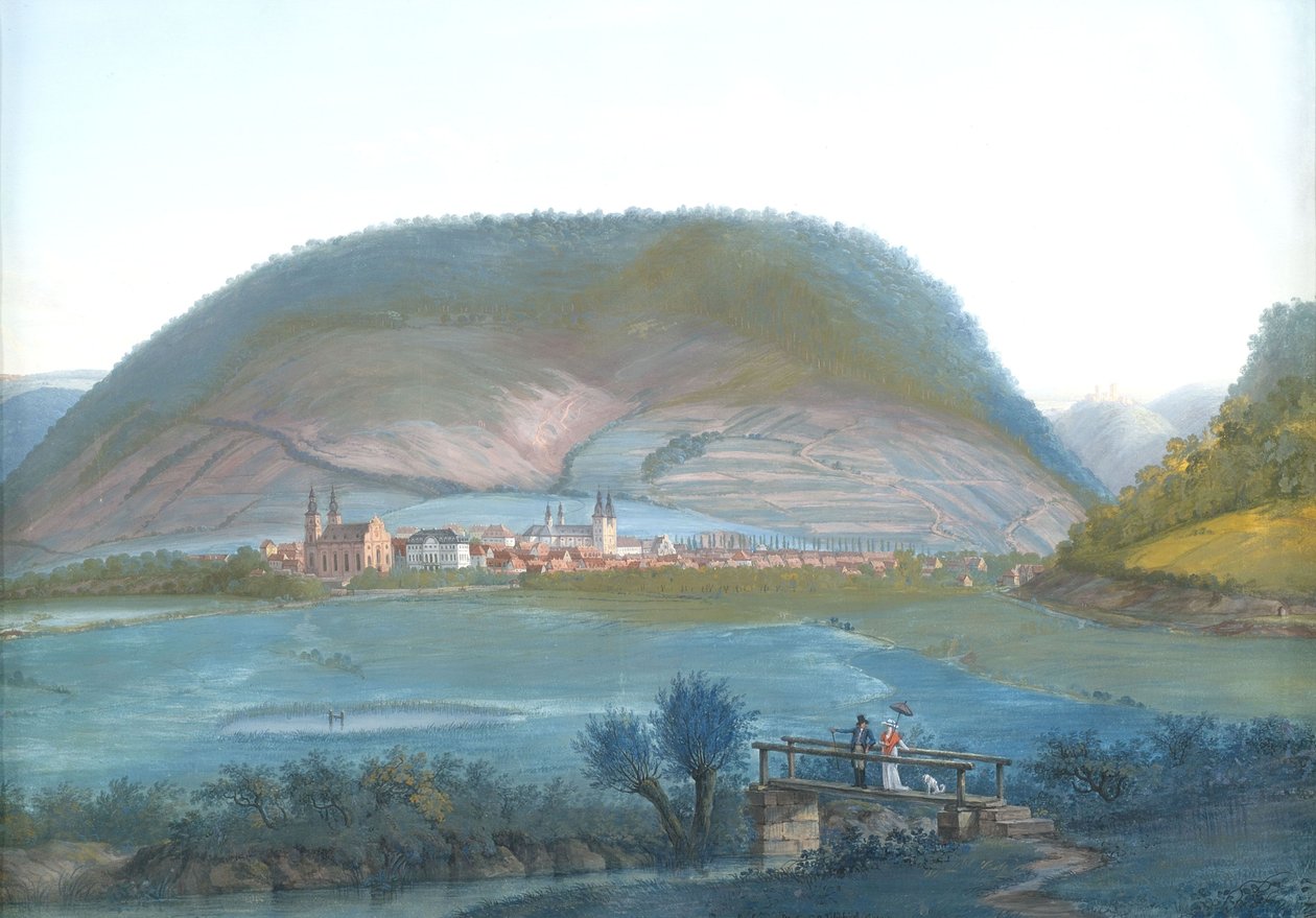 Amorbach i Odenwald av Christian Georg Schutz