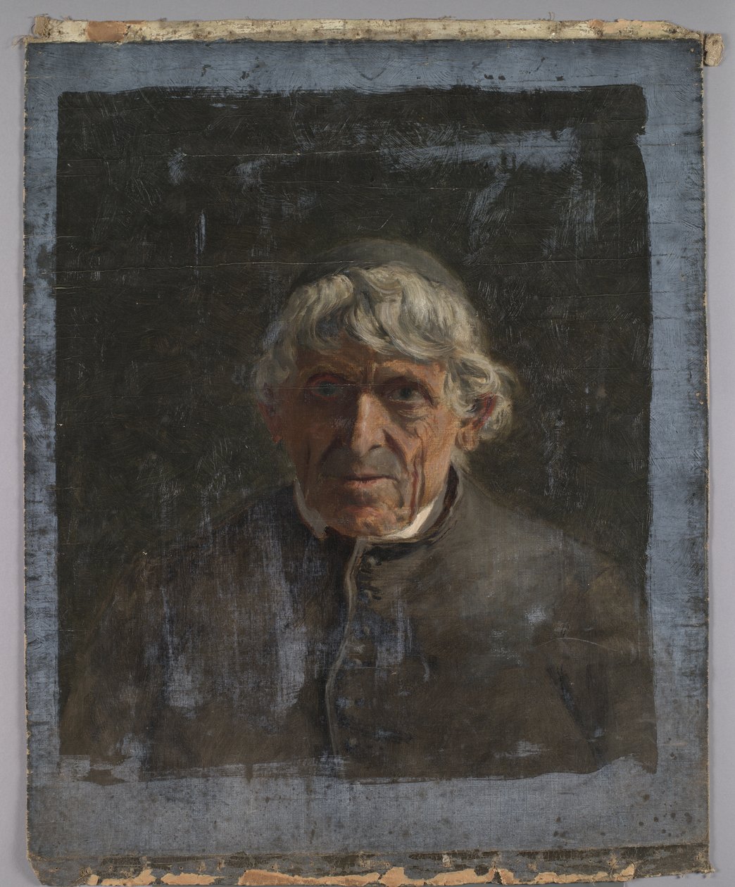 Porträtt av en äldre präst, ca 1884 av Christian Jorgensen
