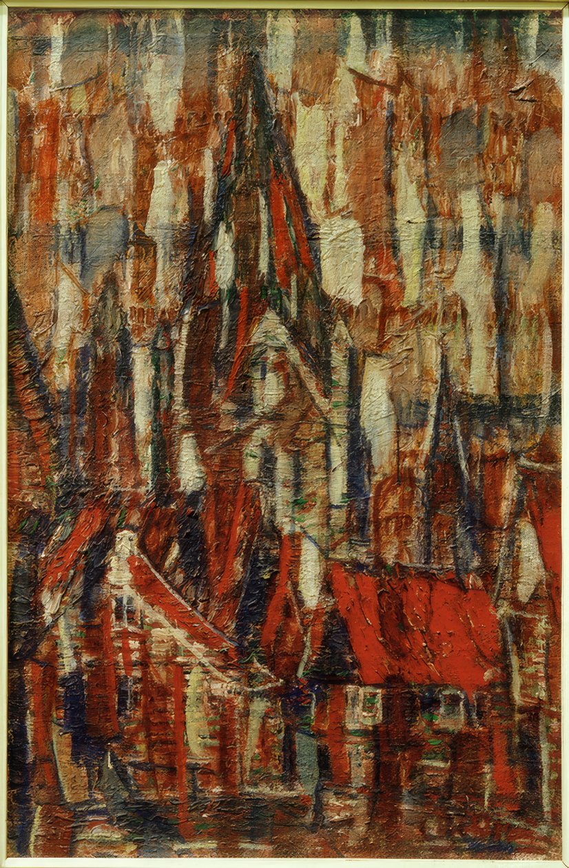 Kyrka i Soest (Collegiate Church of Saint Patrocli) av Christian Rohlfs