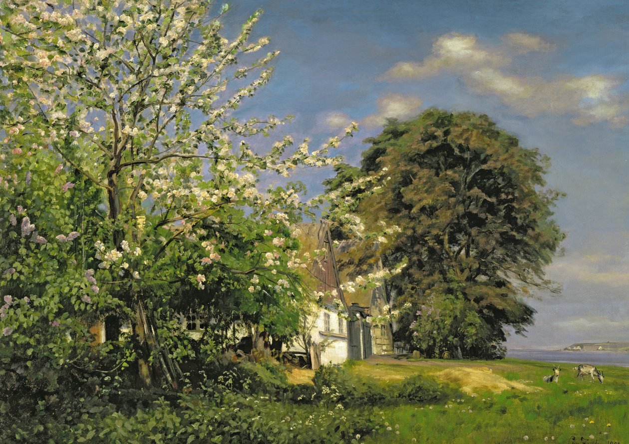 Vårblomning, 1908 av Christian Zacho