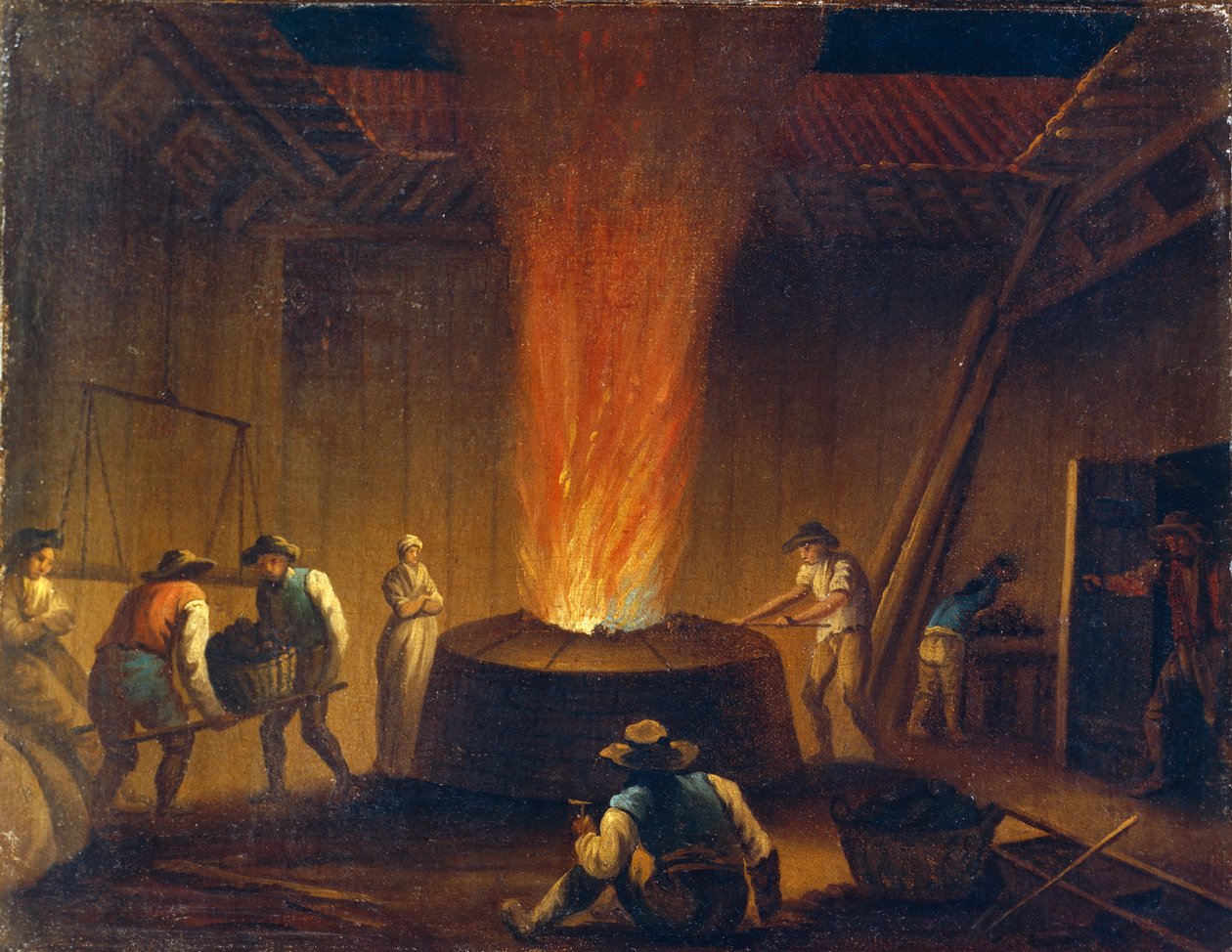 Bærums smältverksstuga av Christian August Lorentzen