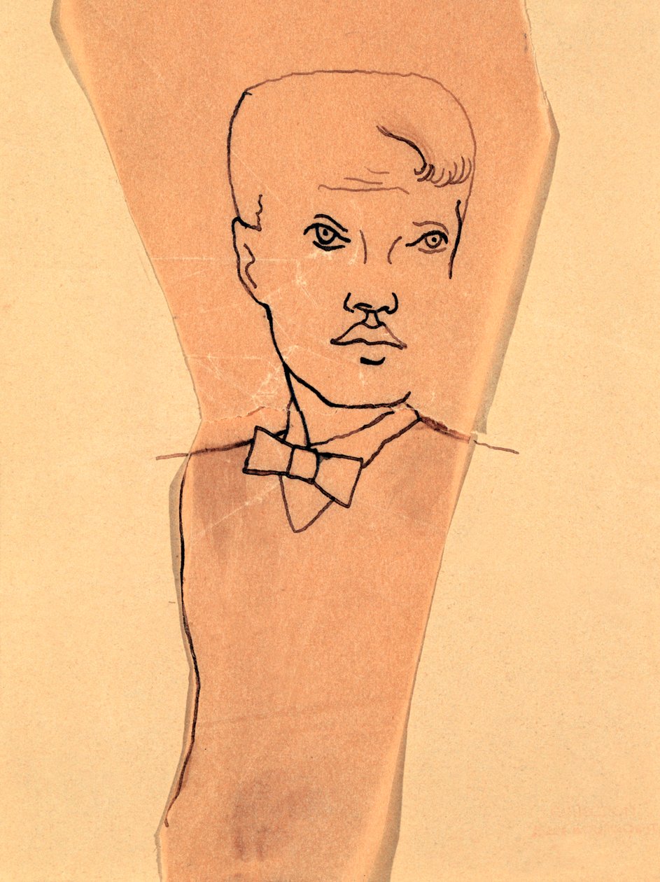 "Porträtt av Rene Crevel", 1900-1935 av Christian Bérard