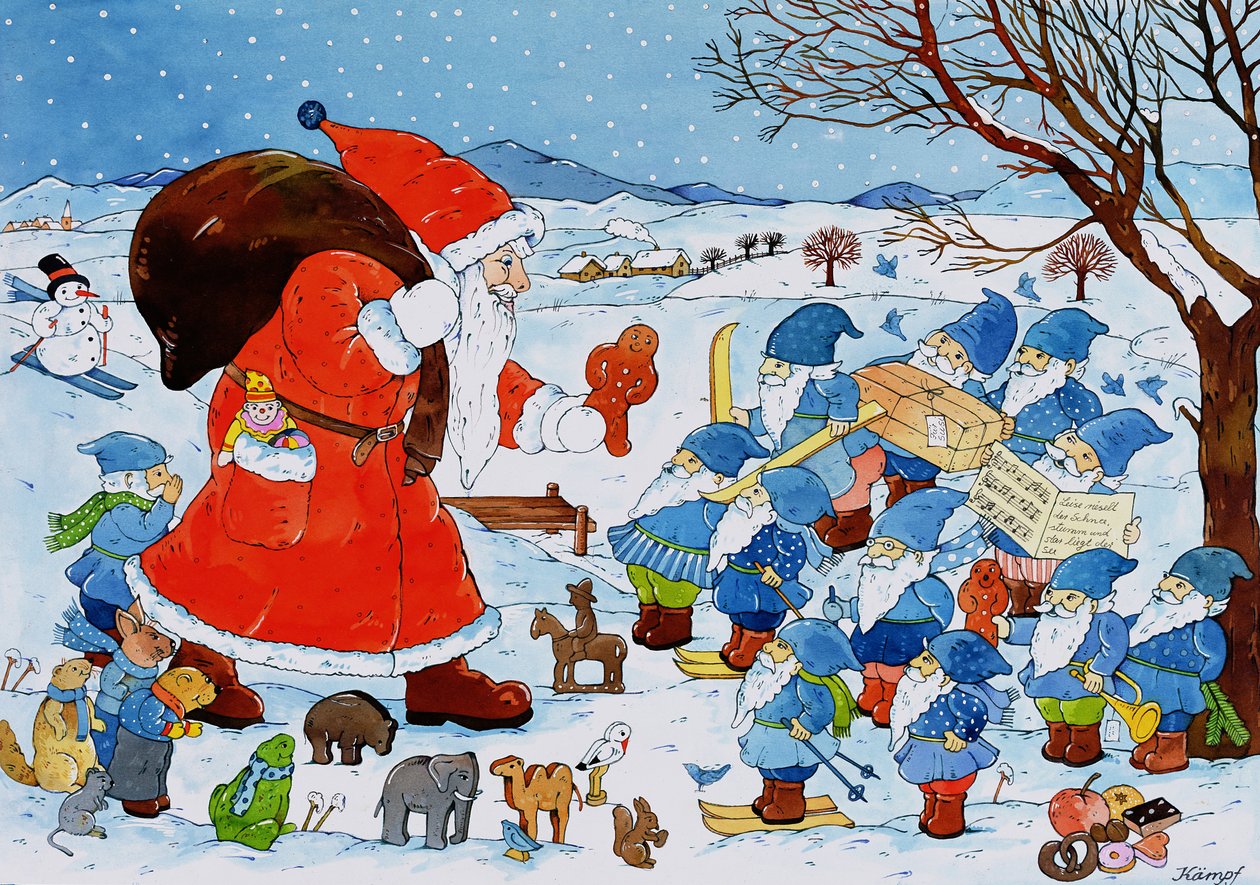 St. Nikolaus (wc på papper) av Christian Kaempf
