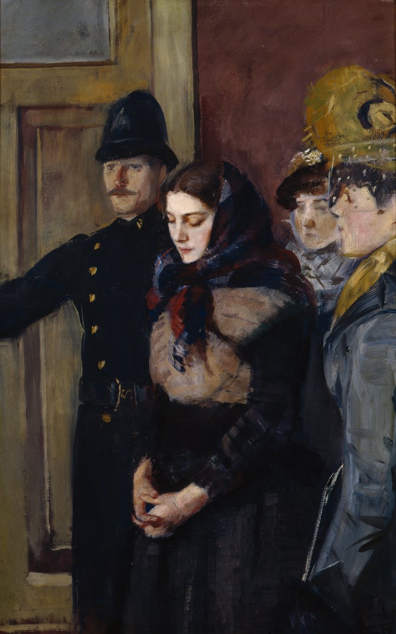 Albertine (skiss) av Christian Krohg